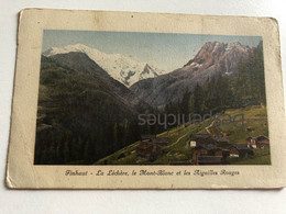 1925 Canton Du Valais - Finhaut - La Léchère - Le Mont Blanc Et Les Aiguilles Rouges - Colorisée - Finhaut