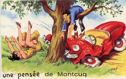 S10072 Cpsm 46 Une Pensée De Montcuq " Illustrateur Chap " - Montcuq