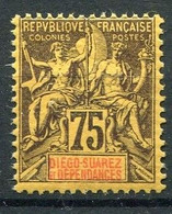 !!! DIEGO SUAREZ, TYPE GROUPE 75C N° 36 NEUF ** - Unused Stamps