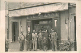 Schiltigheim * Carte Photo * Façade Devanture Café Bar Ste Anne , CHEZ CHARLOT * Jeu De Boules - Schiltigheim