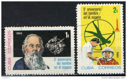 CUBA - 1966 - PIONIERI DELL'ASTRONAUTICA - USATI - Used Stamps