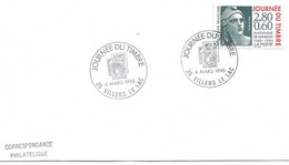 France Enveloppe  Cachet à Date  Voujeaucourt(Doubs) 1998-la Fête Des Supporters - Mechanical Postmarks (Other)