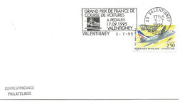 France Enveloppe  Cachet à Date  Valentigney(Doubs)1982-87 Lotde 7 - Oblitérations Mécaniques (Autres)