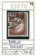 Berlin 1975 - Germany 1975 - Michel 502 - Oo Oblit. Used Gebruikt - ESSt / Ersttags-Sonderstempel - Gebraucht