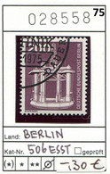 Berlin 1975 - Germany 1975 - Michel 506 - Oo Oblit. Used Gebruikt - ESSt / Ersttags-Sonderstempel - Gebraucht