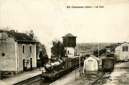 Chavenon * Vue Sur La Gare * Ligne Chemin De Fer * Le Train * Wagons - Other & Unclassified