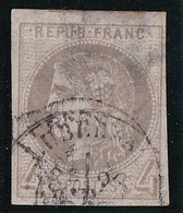 France N°41B - Oblitéré - Aminci - B - 1870 Emission De Bordeaux