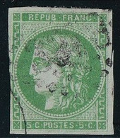 France N°42B - Oblitéré - Au Filet - B - 1870 Emissione Di Bordeaux