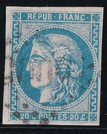 France N°46B - Oblitéré - TB - 1870 Emissione Di Bordeaux