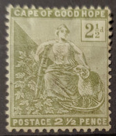 CAPE OF GOOD HOPE 1892/96 - MLH - Sc# 56 - 2,5p - Cape Of Good Hope (1853-1904)