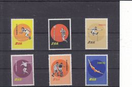 TAIWAN - FORMOSA - 1960 - ** / MNH - SPORTS - DEPORTES - Mi. 390/5 - Unused Stamps