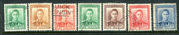 New Zealand 1938-44 King George VI Definitives Set Used (SG 603-609) - Gebraucht