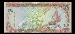 # # # Banknote Malediven (Maledives) 10 Rufiya 1987 UNC # # # - Maldiven