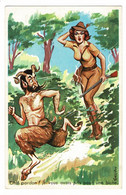CPA Illustrator Illustrateur Humour Louis Carrière Chasseur Hunting Chasse Pin Up Sexy Lady Girl Erotique Faun Sater - Carrière, Louis