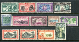 New Zealand 1940 Centenary Of Proclamation Of British Sovereignty Set Used (SG 613-625) - Used Stamps
