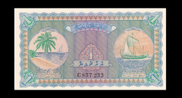 # # # Seltene ältere Banknote Malediven (Maledives) 1 Rufiya UNC # # # - Maldiven