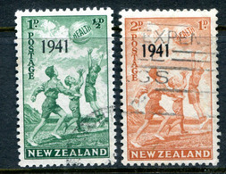 New Zealand 1941 Health - Beach Ball Set Used (SG 632-633) - Used Stamps