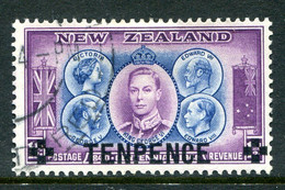 New Zealand 1944 10d Surcharge Used (SG 662) - Usados