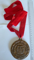 MEDAILLE  COMPAGNONS  ST VINCENT VALLERES , En Touraine - Confrérie Des Vignerons - En Bronze - Graveur J.BALME - Professionnels / De Société