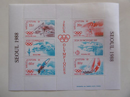 WALLIS ET FUTUNA       BF3 * *      J O   SEOUL   1988 - Blocks & Sheetlets