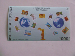 WALLIS ET FUTUNA       BF7  * *     4 E COUPE DU MONDE DES TIMBRES - Blokken & Velletjes