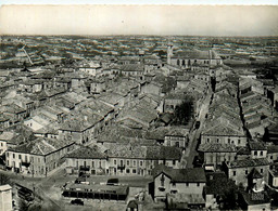 Monflanquin * Vue Aérienne Générale De La Commune - Monflanquin