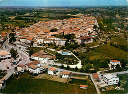 Monflanquin * Vue Générale Aérienne Et Hôtel Restaurant La Tonnelle - Monflanquin