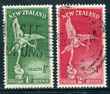 New Zealand 1947 Health - Eros Set Used (SG 690-691) - Usati