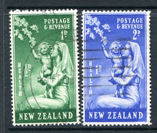 New Zealand 1949 Health - Nurse & Child Set Used (SG 698-699) - Used Stamps