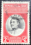 Cuba - C10/18 - (°)used - 1951 - Michel 265 - 100j Nationale Vlag - Usados