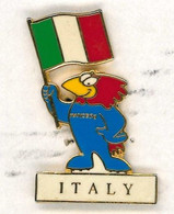 Pin's Football Soccer Coupe Du Monde France 98 Footix FIFA Italy Italie - Football