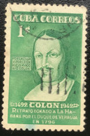 Cuba - C10/19 - (°)used - 1944 - Michel 190 - Ontdekking Van Amerika - Oblitérés