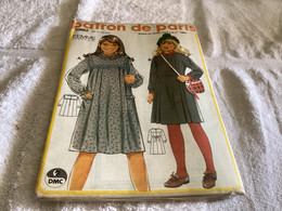 Ancien Patron  PATRON DE PARIS" Des Années 60  VERITABLE PATRON FRANCAIS Enfant Filles Femme Pratique - Patterns