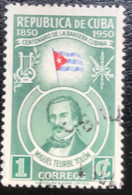 Cuba - C10/19 - (°)used - 1951 - Michel 264 - 100j Nationale Vlag - Oblitérés