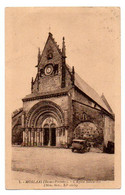 64 - Pyrénées Atlantiques /  MORLAAS - L'Eglise Sainte Foy (voiture Ancienne, Edit. Delboy). - Morlaas