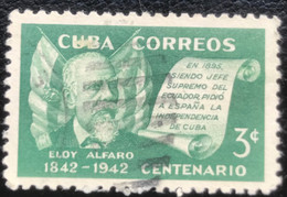 Cuba - C10/19 - (°)used - 1943 - Michel 186 - Generaal Eloy Alfaro - Used Stamps