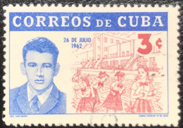 Cuba - C10/19 - (°)used - 1962 - Michel 802 - Verjaardag Van De Revolutie - Usati