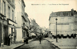 Marmande * Place D'armes Et Rue Puygueraud * Le Café Des Sports * Commerces Magasins - Marmande