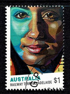 Australia 2017 Street Art $1 Railway Terrace, Adelaide CTO - Used Stamps