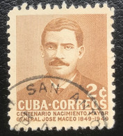 Cuba - C10/20 - (°)used - 1952 - Michel 303 - José Maceo - Gebruikt