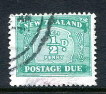 New Zealand 1939-49 Postage Dues - Single Wmk. - ½d Turquoise-green Used (SG D41) - Segnatasse
