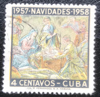 Cuba - C10/20 - (°)used - 1957 - Michel 570 - Kerstmis - Gebraucht