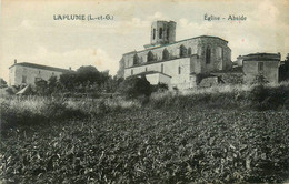 Laplume * Un Coin Du Village Et L'église , Abside - Autres & Non Classés