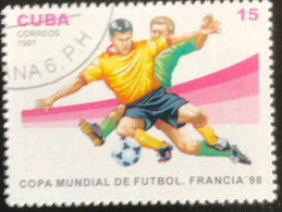 Cuba - C10/20 - (°)used - 1997 - Michel 4004 - WK Voetbal - Used Stamps