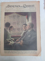 # DOMENICA DEL CORRIERE N 4 /1937  IL DUCE A TEATRO ARGENTINA / A.O. / AUTOAMBULANZA VAL BISAGNO - Erstauflagen