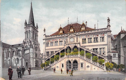 CPA Bern Rathaus - Hotel De Ville - Animé - BE Berne