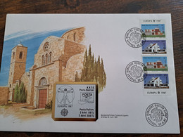 NICE LETTER TURK CYPRUS  / BIG COVER / STAMPBOOKLET         ** BRIEF 137** - Blocs & Hojas