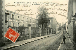 Marmande * Collège Et école Pratique De Commerce & D'industrie * Rue * Magasin Commerce Cartes Postales - Marmande