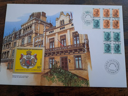 NICE LETTER LUXEMBOURG    / BIG COVER / STAMPBOOKLET         ** BRIEF 138** - Carnets
