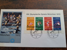 NICE LETTER /GERMANY  OLYMPICS MUNCHEN 1972                           ** BRIEF 140 ** - Sammlungen